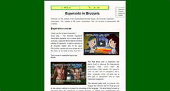 Desktop Screenshot of esperantobruselo.org