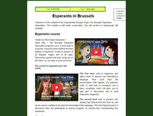 Tablet Screenshot of esperantobruselo.org
